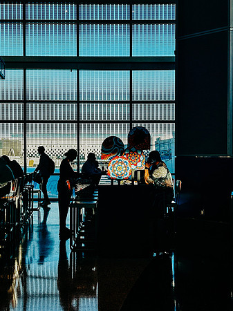 Lines and Light at the Airport // Houston, TX // 2024